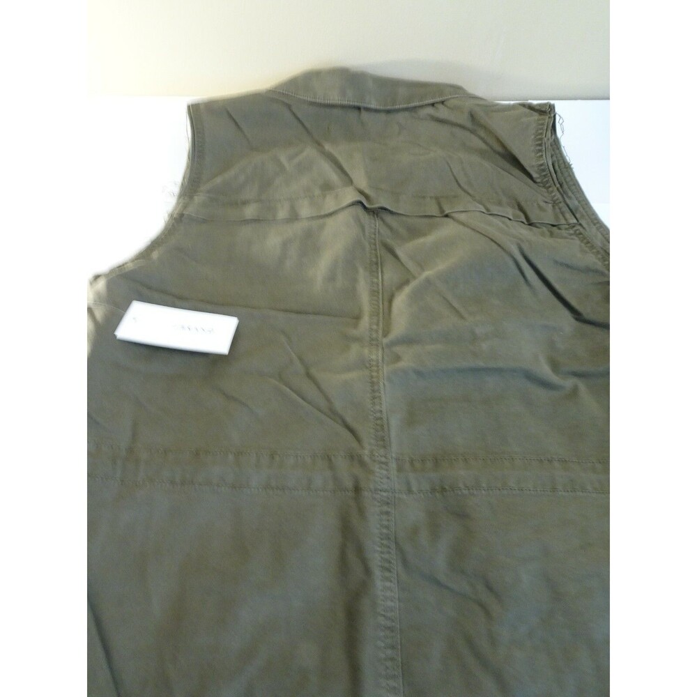 J Brand Women's Distress Trooper Vest Jacket Olive Sz S NWOT 248.00 - Picture 9 of 9